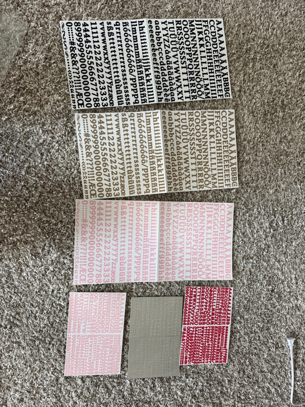 Creative Memories ABC/123 Stickers